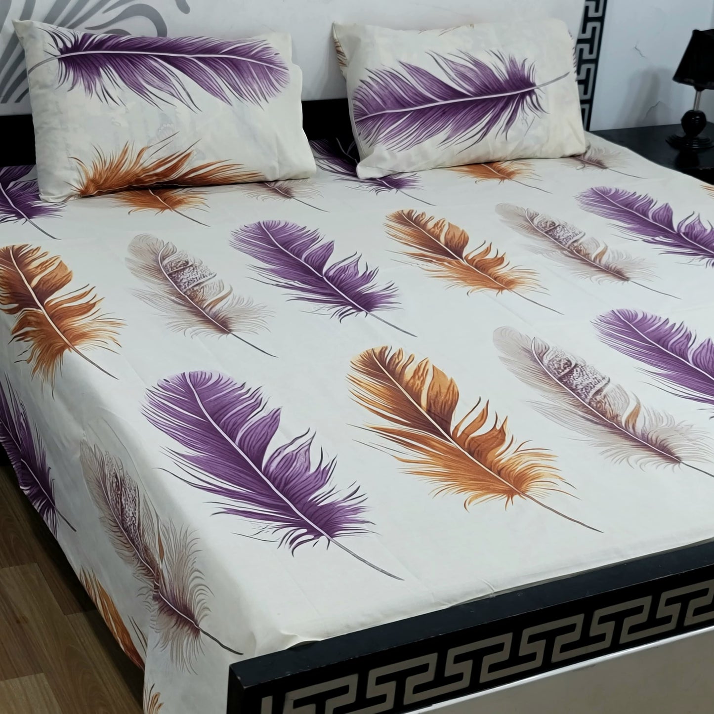 Export quality pure cotton bedsheet set